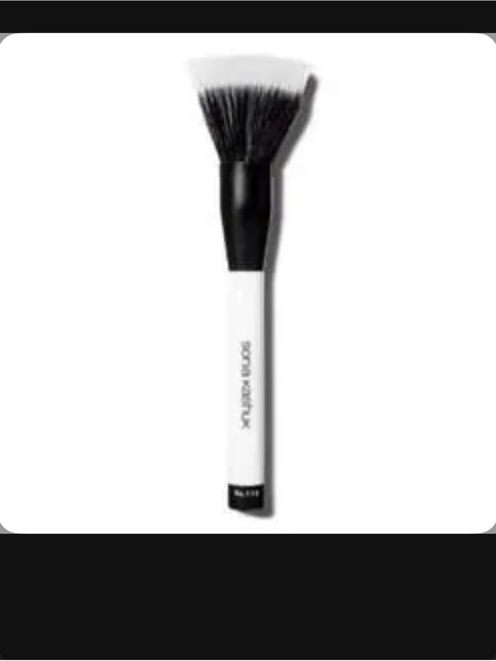 Sonia Kashuk Dual-Ended Angled Makeup Brush - White and Black